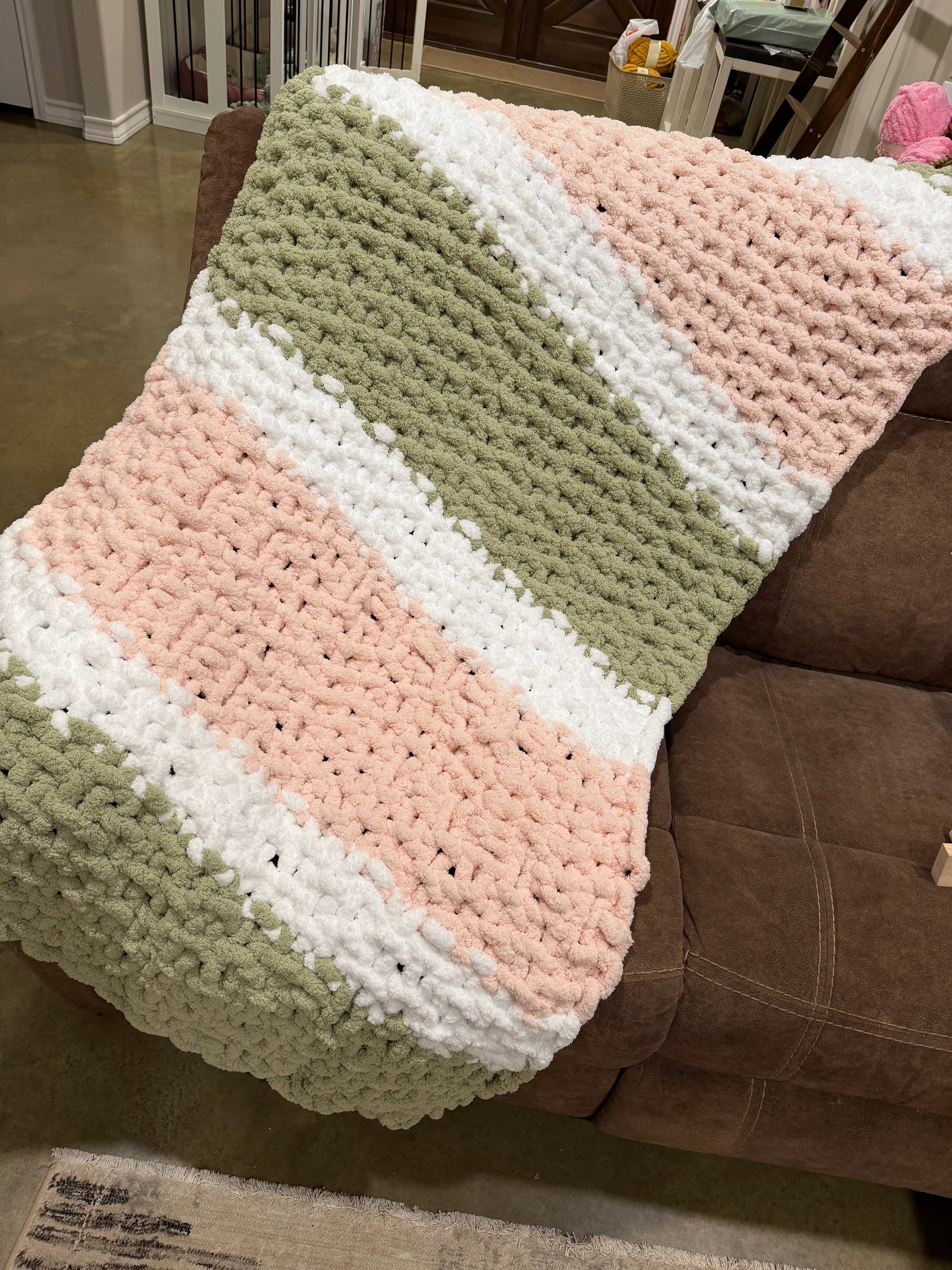 Blush Meadow Lap Throw